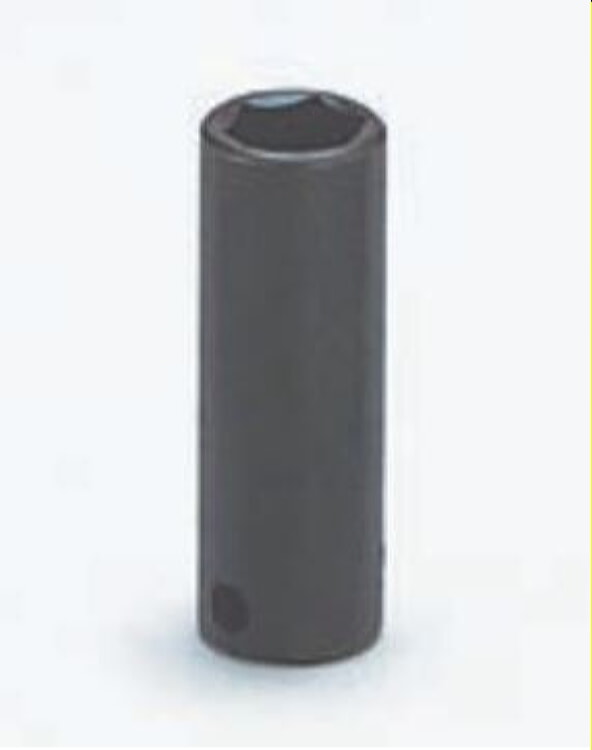 WRIGHT TOOL 3914 Deep Impact Socket, 3/8 Inch Drive, 6 Point, 7/16 Inch Size | AX3FPH
