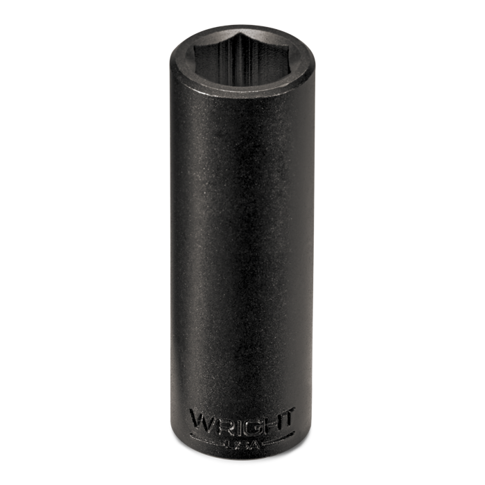 WRIGHT TOOL 39-19MM Deep Impact Metric Socket, 3/8 Inch Drive, 6 Point, 19mm | AX3HWD
