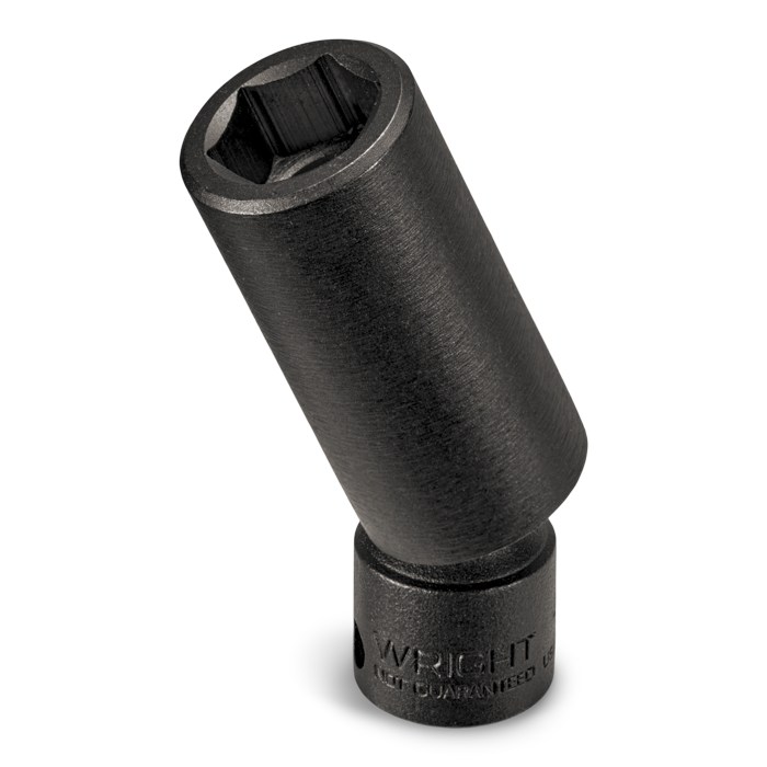 WRIGHT TOOL 39-52MM Deep Impact Metric Universal Power Socket, 3/8 Inch Drive, 6 Point, 12mm | AX3HWG