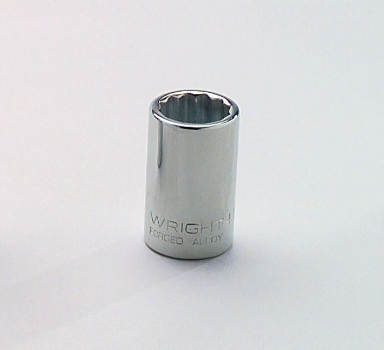 WRIGHT TOOL 41-13MM Standard Metric Socket, 1/2 Inch Drive, 12 Point, 13mm | AX3HXQ