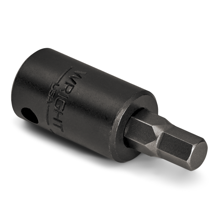 WRIGHT TOOL 42B08B Replacement Hex Bit, 1/2 Inch Drive, 1-1/2 Inch Bit Length | AX3HZB