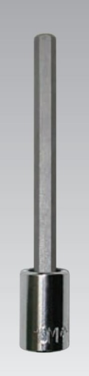 WRIGHT TOOL 42L-06MM Metric Hex Bit Socket, Long Length, 1/2 Inch Drive, 6mm | AX3JAC