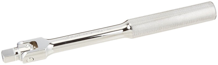 WRIGHT TOOL 4437 Flex Handle, Knurled Grip, 1/2 Inch Drive, 10-5/8 Inch Length, Steel | AX3FUL