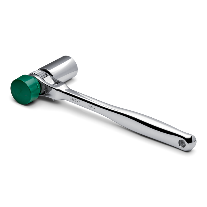 WRIGHT TOOL 4482 Scaffold Ratchet, Pear Head, Soft Face Hammer, 1/2 Inch Drive, 10-1/2 Inch Length | AX3FVB