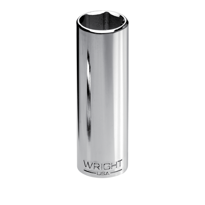 WRIGHT TOOL 4520 Deep Socket, 1/2 Inch Drive, 6 Point, 5/8 Inch Size | AX3FVL