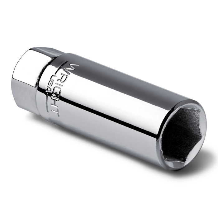 WRIGHT TOOL 4596 Spark Plug Holding Socket, 1/2 Inch Drive, 6 Point, 2-5/8 Inch Length | AX3FWC