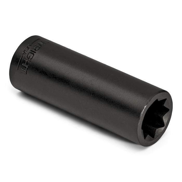 WRIGHT TOOL 4794 Deep Impact Socket, 1/2 Inch Drive, 8 Point, 1-1/16 Inch Size | AX3FXM