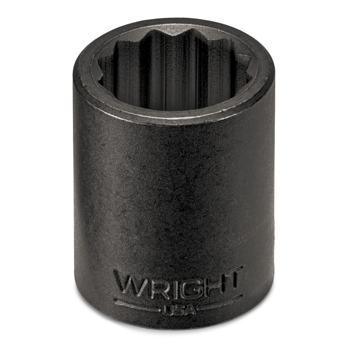 WRIGHT TOOL 4892 Standard Impact Socket, 1/2 Inch Drive, 12 Point, 1-5/16 Inch Size | AX3FZB