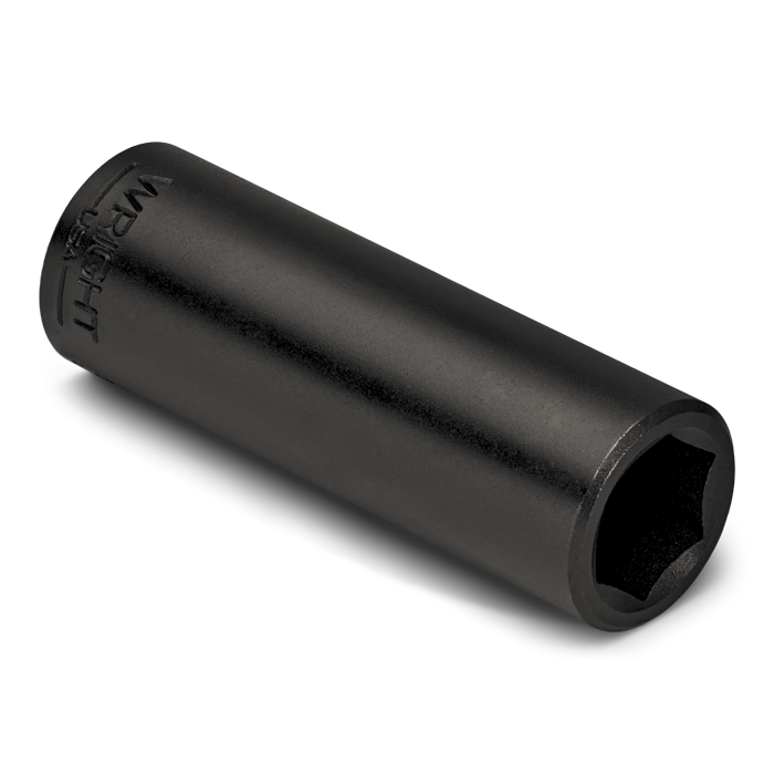 WRIGHT TOOL 4914 Deep Impact Socket, 1/2 Inch Drive, 6 Point, 7/16 Inch Size | AX3FZN