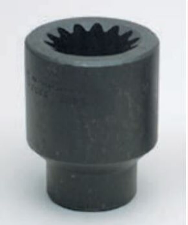 WRIGHT TOOL 5856 Impact Socket, Spline Drive, 6 Point, 1-3/4 Inch Size | AX3GBQ