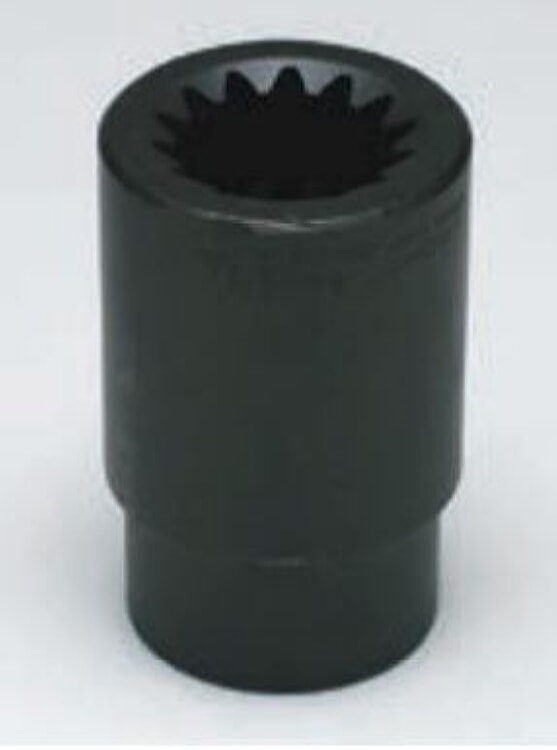 WRIGHT TOOL 5936 Deep Impact Socket, Spline Drive, 6 Point, 1-1/8 Inch Size | AX3GBX