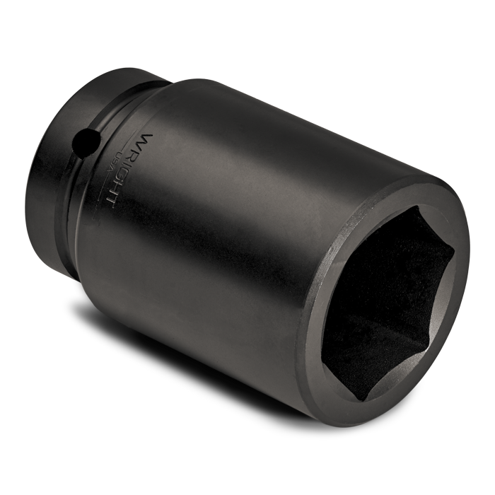 WRIGHT TOOL 69-46MM Deep Metric Impact Socket, 3/4 Inch Drive, 6 Point, 46 mm | AX3JFY