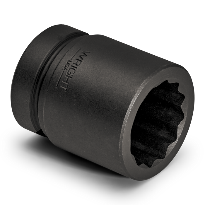 WRIGHT TOOL 84728 Standard Impact Socket, 1-1/2 Inch Drive, 12 Point, 1-3/4 Inch Size | AX3JHR