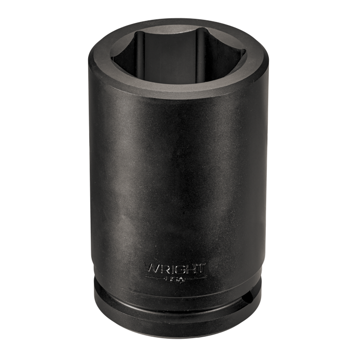 WRIGHT TOOL 849-52MM Deep Metric Impact Socket, 1-1/2 Inch Drive, 6 Point, 52mm | AX3JJM