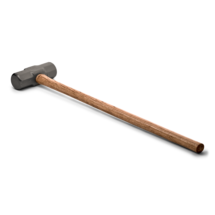 WRIGHT TOOL 9067 Sledge Hammer, Wood Handle, 36 Inch Size, 8 lbs. | AX3GGM