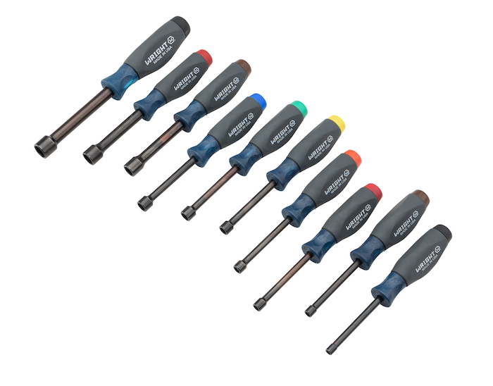 WRIGHT TOOL 9214 Nut Driver Set, 3/16- 9/16 Inch Size, Pack Of 10 | AX3GKH