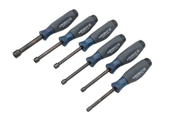 WRIGHT TOOL 9216 Metric Nut Driver Set, 5mm-10mm, Pack Of 6 | AX3GKJ
