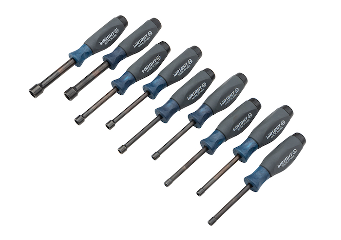 WRIGHT TOOL 9218 Metric Nut Driver Set, 4mm-11mm, Pack Of 9 | AX3GKK