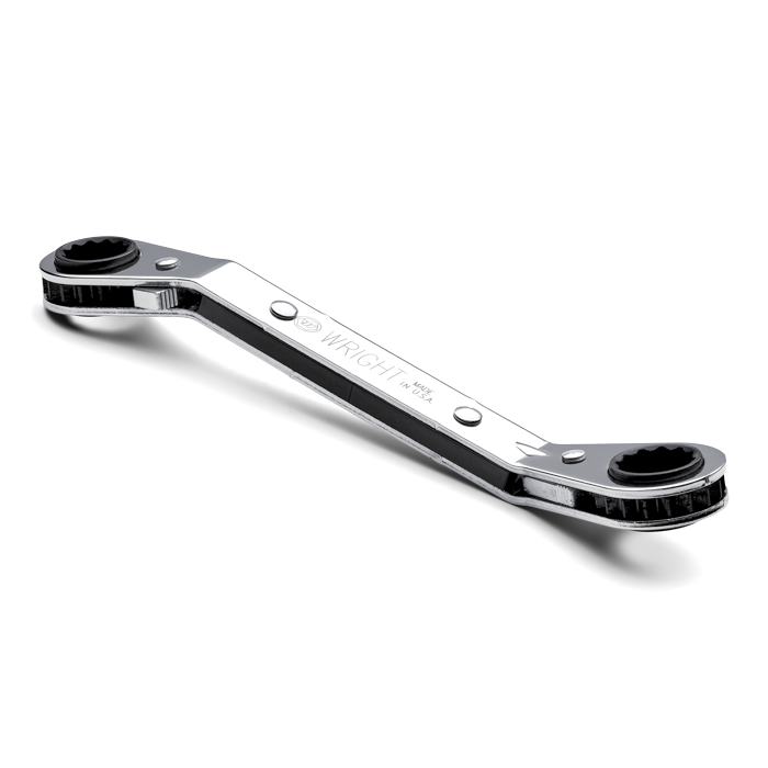 WRIGHT TOOL 9432 Ratcheting Box Wrench, Metric Offset, 6 Point, 9mm x 10mm | AX3GNY