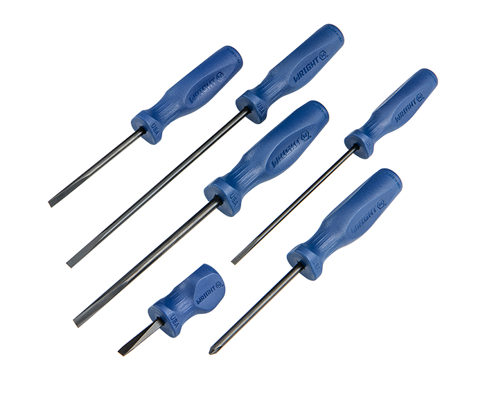 WRIGHT TOOL 9477 Screwdriver Set, Pack Of 6 | AX3GPW