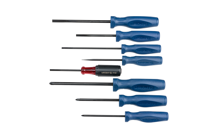 WRIGHT TOOL 9463 Screwdriver Set, Pack Of 8 | AX3GPH