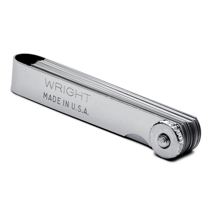 WRIGHT TOOL 9529 Feeler Gauge, Metric, 25 Blades | AX3GQU