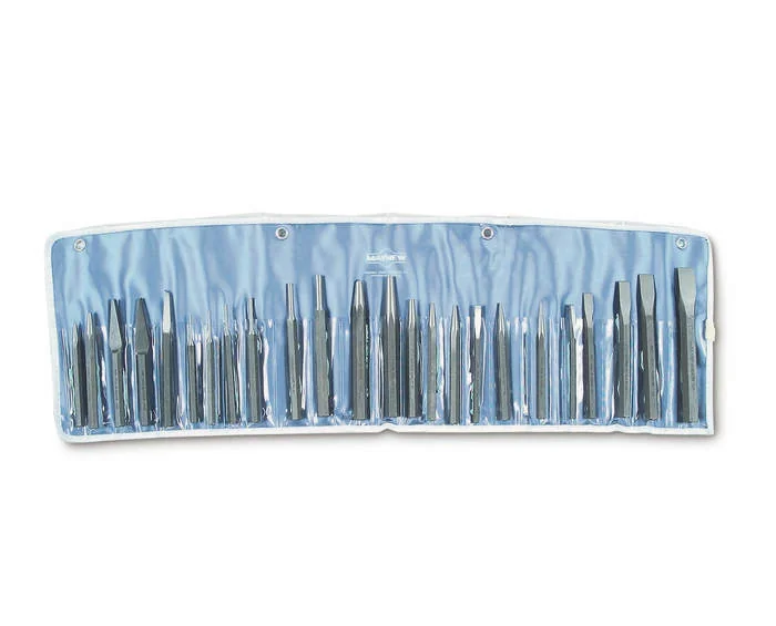 WRIGHT TOOL 9666 Punch and Chisel Set, Master, Pack Of 24 | AX3GVH