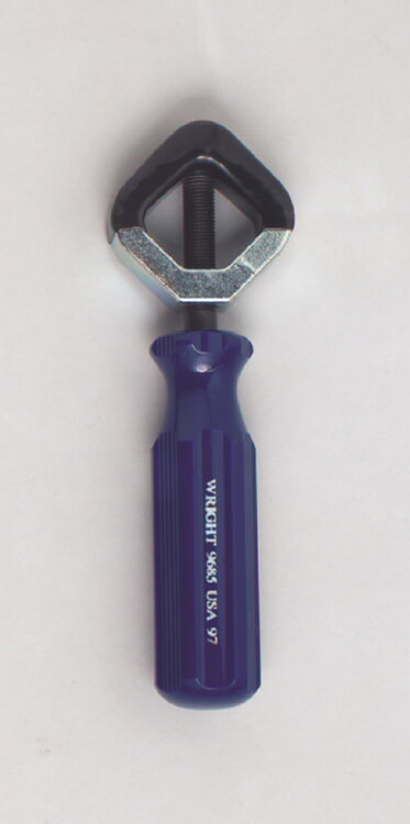 Punch and Chisel Holder, Flute Handle