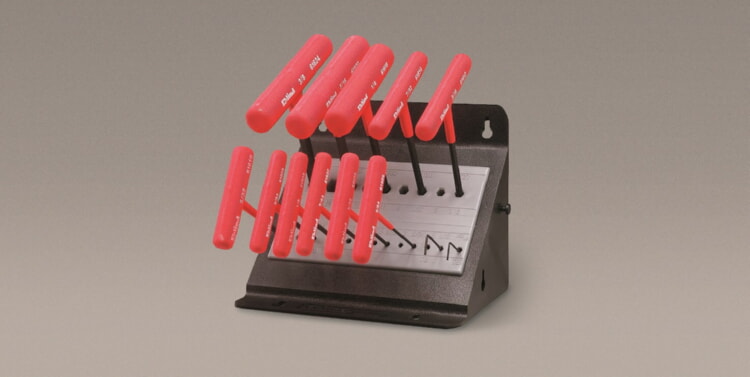 WRIGHT TOOL 9E60614 T-Handle Set, Fractional Vinyl Grip, Pack Of 13 | AX3JQR