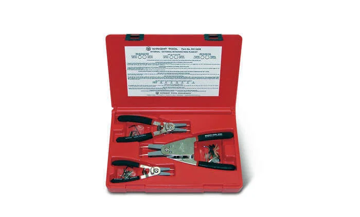 WRIGHT TOOL 9H1265K Snap Ring Plier Kit, Pack of 3 | AX3JRG