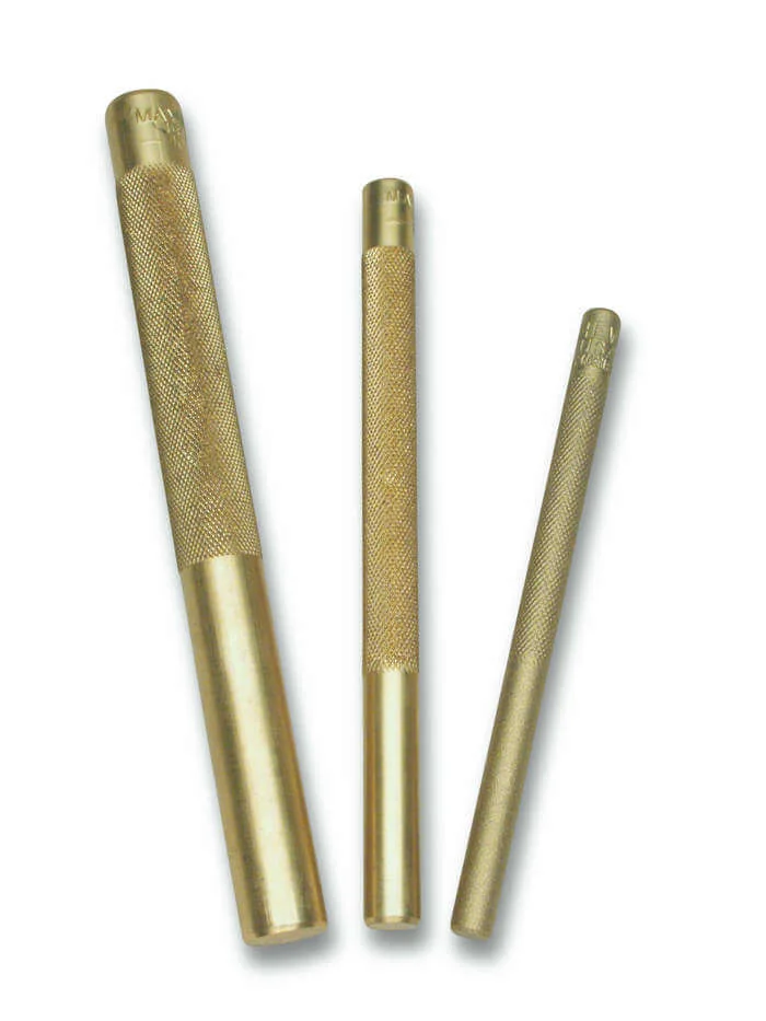 WRIGHT TOOL 9M61360 Drift Punch Set, Knurled Brass, Pack Of 3 | AX3JTN