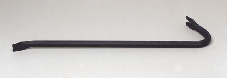 WRIGHT TOOL 9M710 Gooseneck Wrecking Bar, 3/4 Inch x 24 Inch Size | AX3JTR