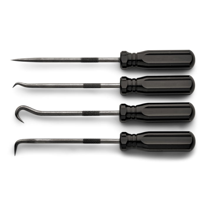 WRIGHT TOOL 9UPSP4 Mini Hook, Pick And Awl Set, Pack of 4 | AX3JUZ