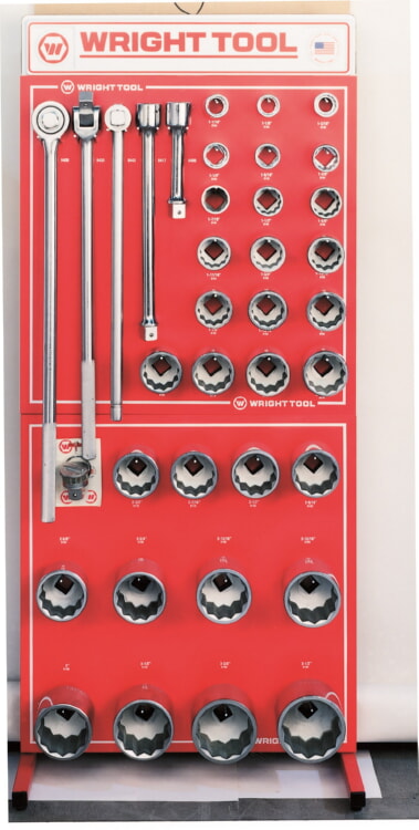 WRIGHT TOOL D951 Fractional Socket, Attachment and Handle, 1 Inch Drive, Pack Of 24 | AX3JWH