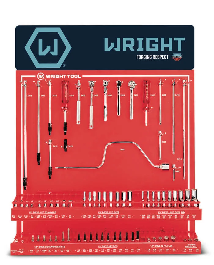 WRIGHT TOOL D982 Fractional Socket, Handle and Attachment Set, Pack Of 79 | AX3JYC