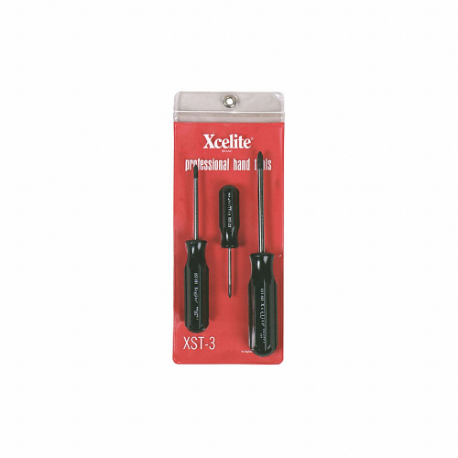 XCELITE XST3N 3-Piece Super-Tru Tip Screwdriver Set | CV3WQZ 24J721