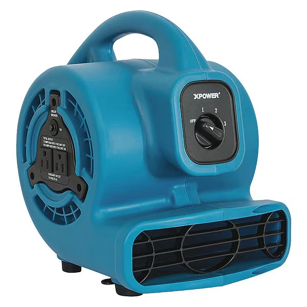 Speed-dry surfaces and tight spaces with powerful