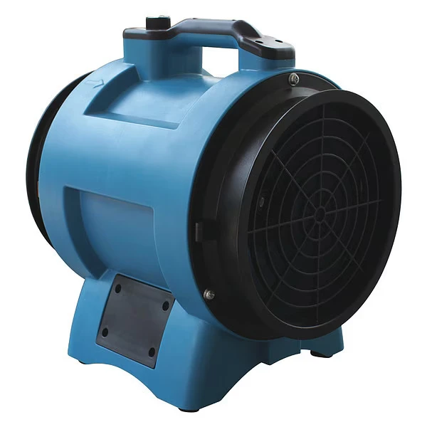 1/3 HP, 1200 CFM, 2.5A, Variable Speed, 8 Inch. Industrial Confined Space Ventilator Fan