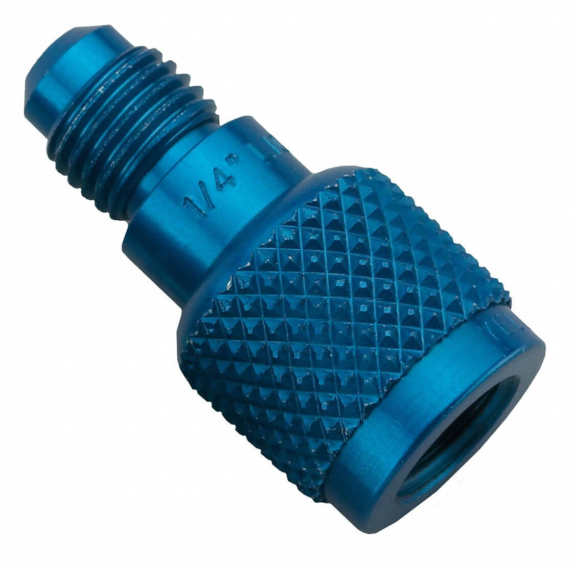 Liquid Charging Adapter, 1/4 Inch Female x 1/4 Inch Male