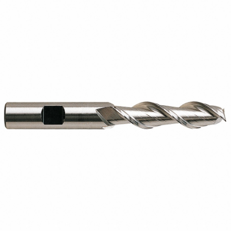 YG-1 TOOL COMPANY 18211HN Square End Mill, Center Cutting, 2 Flutes, 1 1/2 Inch Milling Dia, 4 Inch Cut | CV3ZKE 55GR53