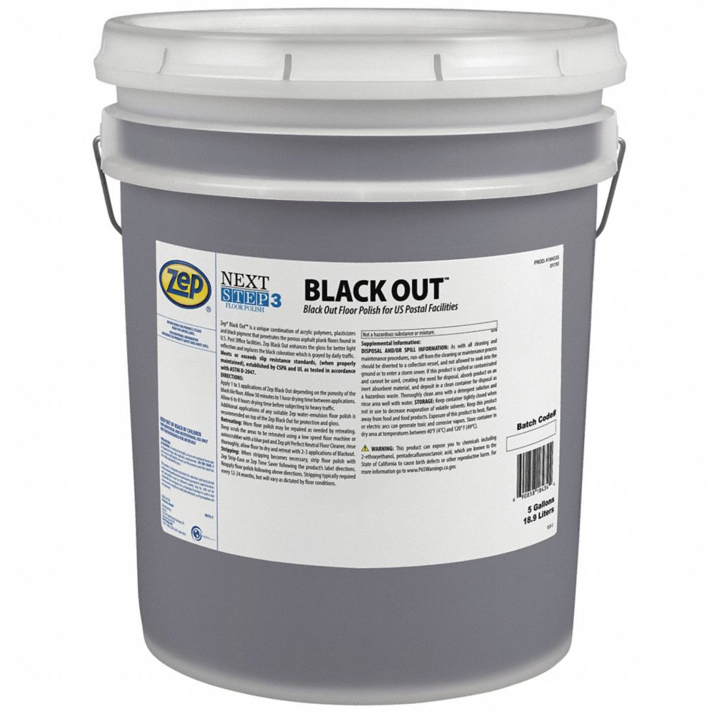 Floor Polish, Pail, 5 gallon Capacity