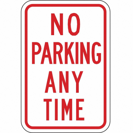 ZING 2236 No Parking Sign, Aluminum | CV4HQV 552M77
