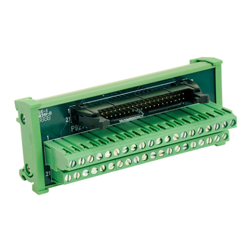 Feedthrough Module, 40-Pole, Din Rail Mount