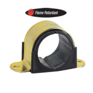 ZSI-FOSTER 004M007N Cushioned Clamp, 1/4 Inch Tube OD, Electro Galvanized Steel, Gold | CF3TRZ