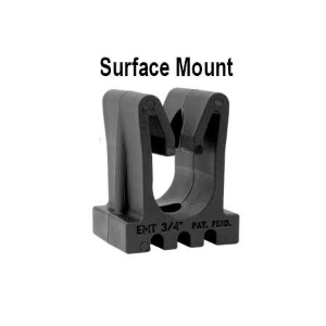 ZSI-FOSTER CLS-06 Cushioned Clamp, Surface Mounted, 3/8 Inch Tube Outside Diameter | CF3UXP