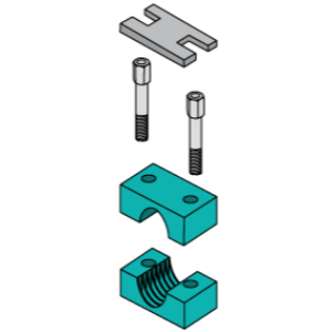 ZSI-FOSTER H3004B-SS Stacking Assembly, 1/4 Inch Tube Size, Stainless Steel | CF3VQE