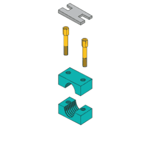 ZSI-FOSTER H5024B Stacking Assembly, 1-1/2 Inch Tube Size | CF3WBD