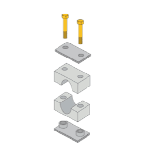 ZSI-FOSTER H6032S-AL Tube, 2 Inch Tube Size, Aluminium | CF3WFK