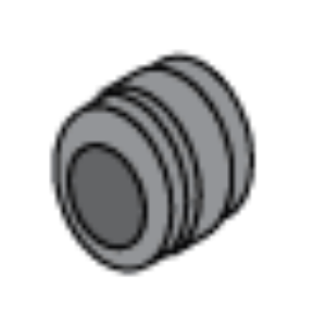 ZSI-FOSTER H4007RIC Rubber Insert, Grommit, 10 mm Size | CF3VVC