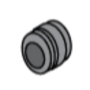 ZSI-FOSTER S6014RIB Rubber Insert, 1/2 Inch Pipe Size | CF3YGH